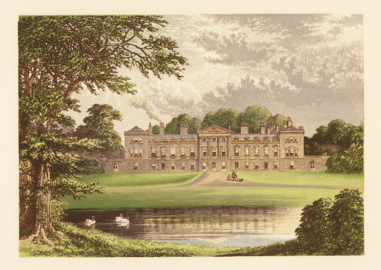 Woburn Abbey, Bedfordshire, England. af Alexander Francis (after) Lydon
