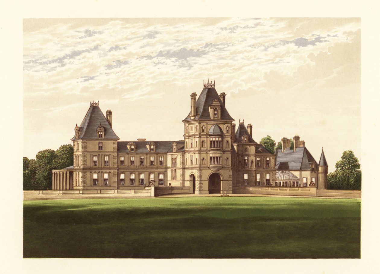 Wynnstay, Denbighshire, Wales. af Alexander Francis (after) Lydon