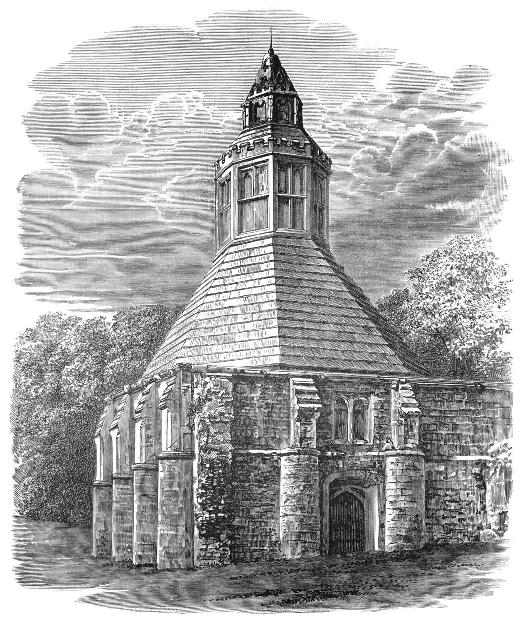 Abbots Kitchen, Glastonbury Abbey, c1880, 1897 af Alexander Francis Lydon