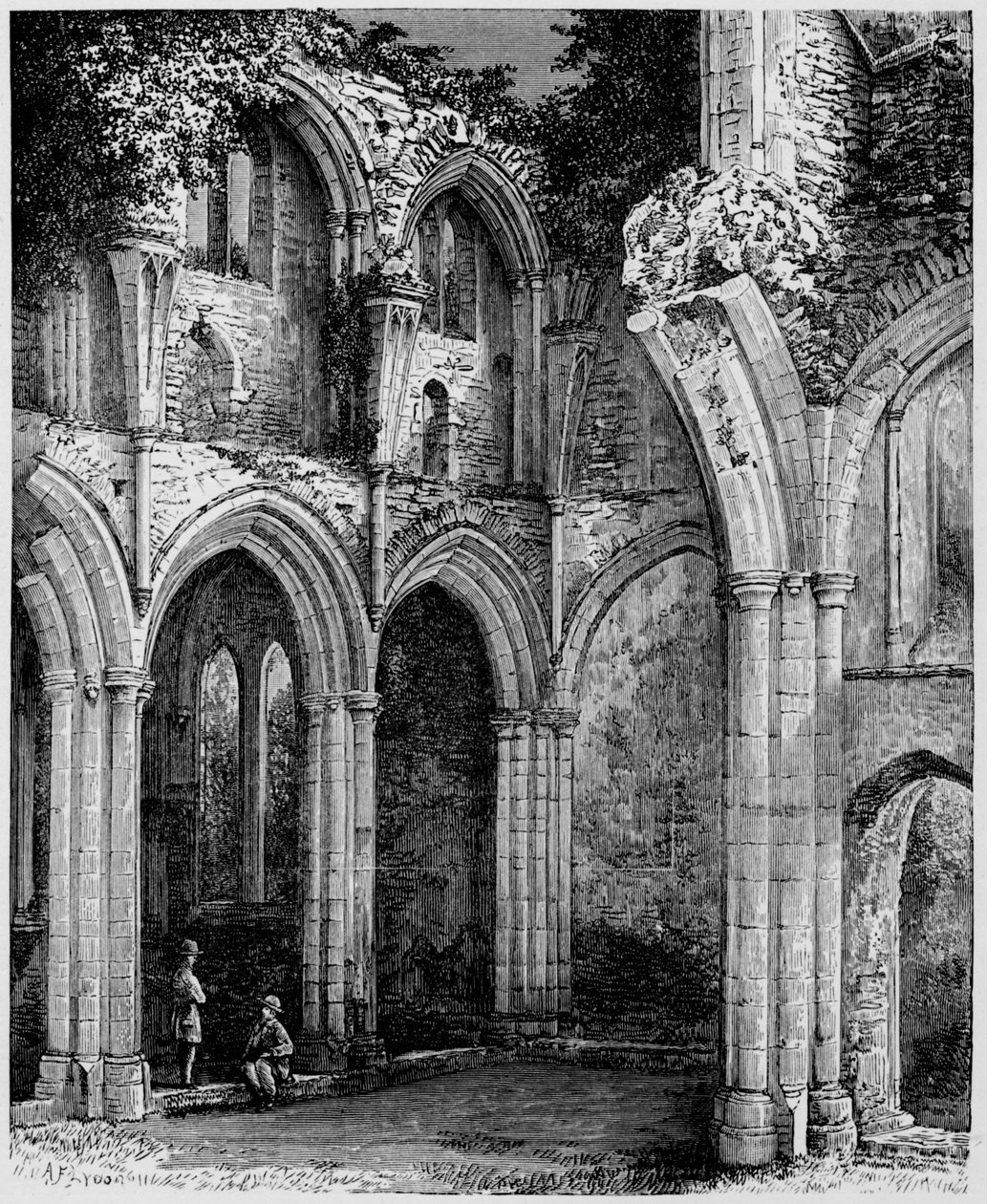 Buer i South Transept, Netley Abbey, c1880, 1897 af Alexander Francis Lydon