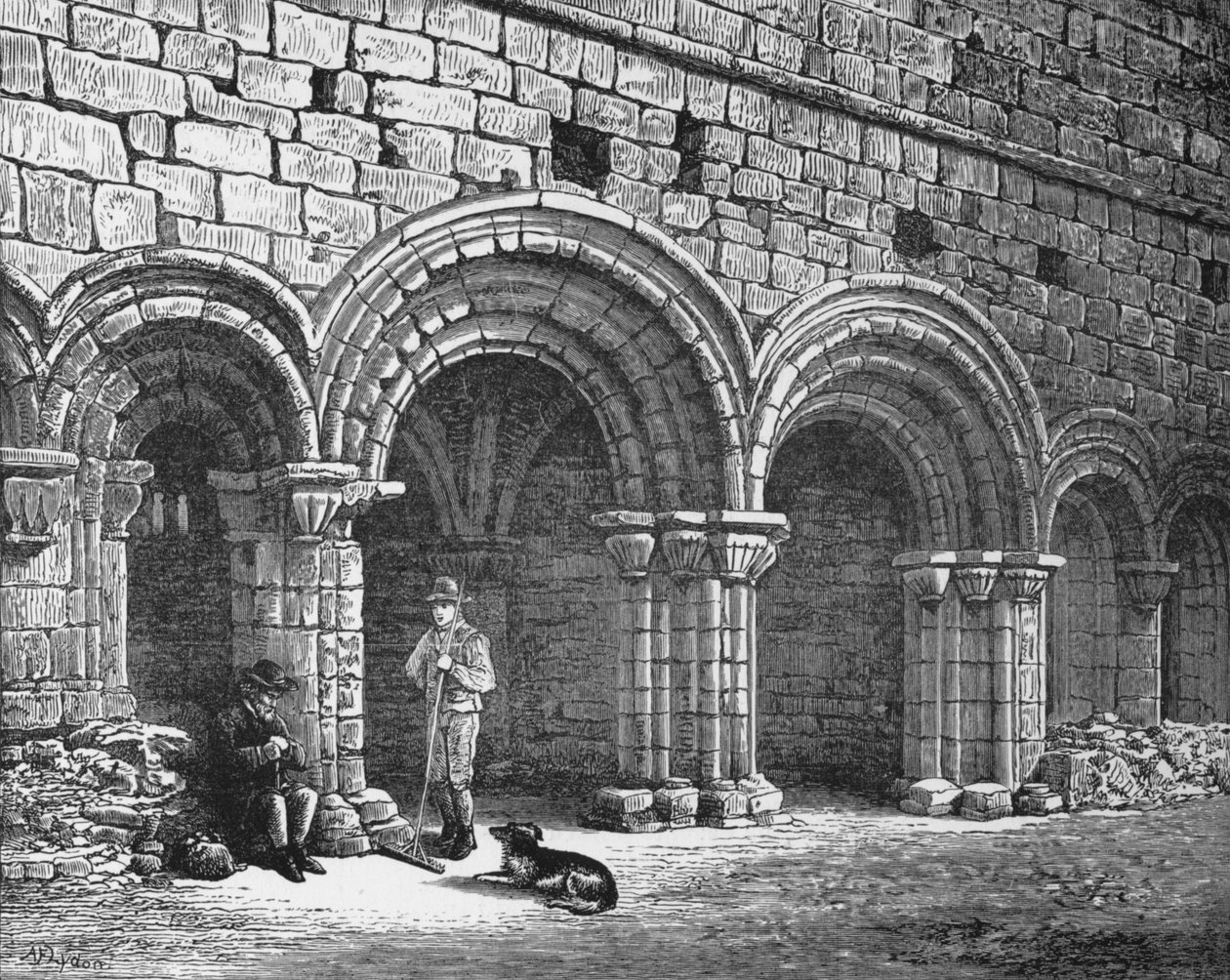 Chapter House, Kirkstall Abbey, c1880, 1897 af Alexander Francis Lydon