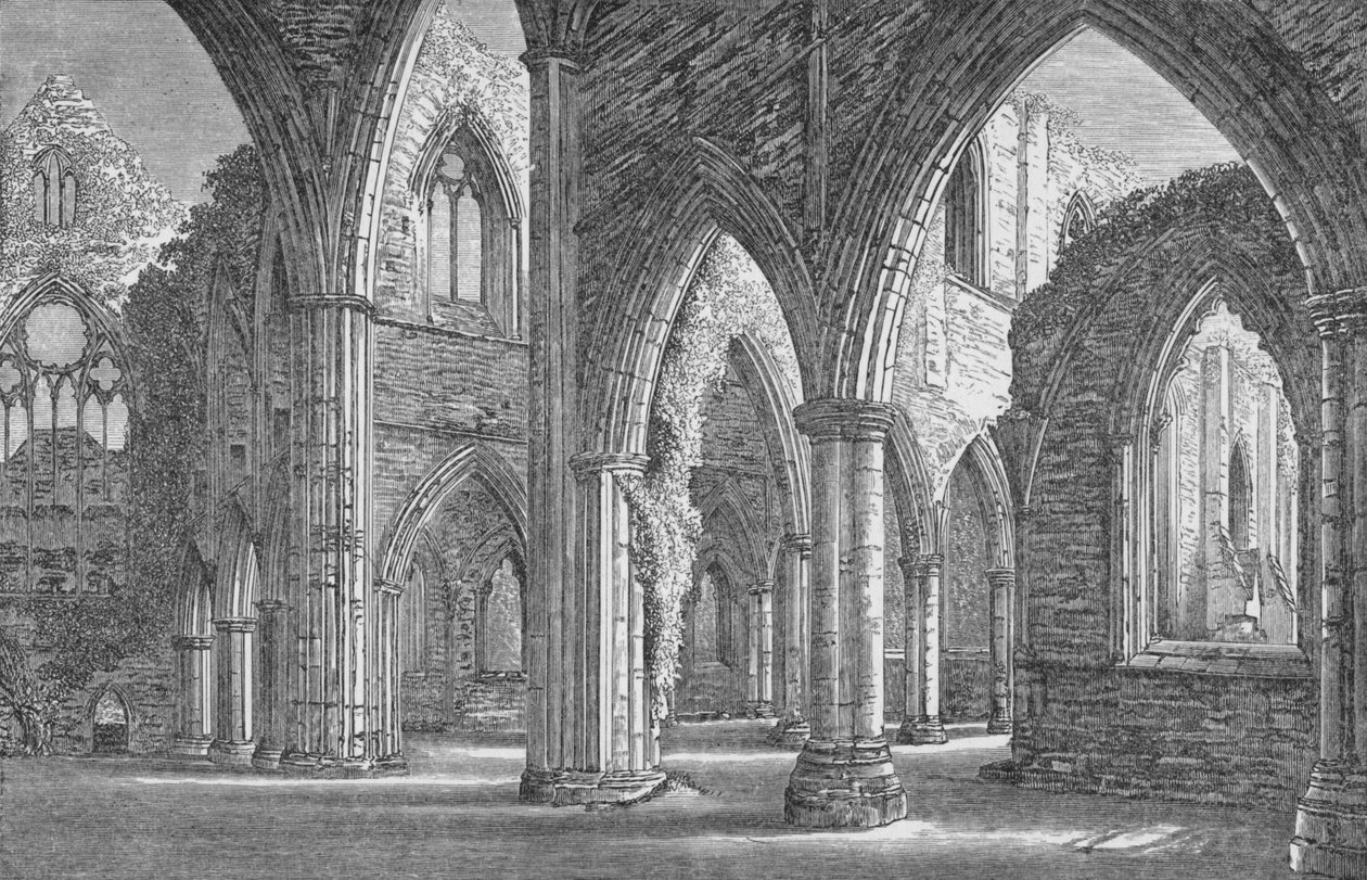 Fra South Transept, Tintern Abbey, c1885, 1897 af Alexander Francis Lydon