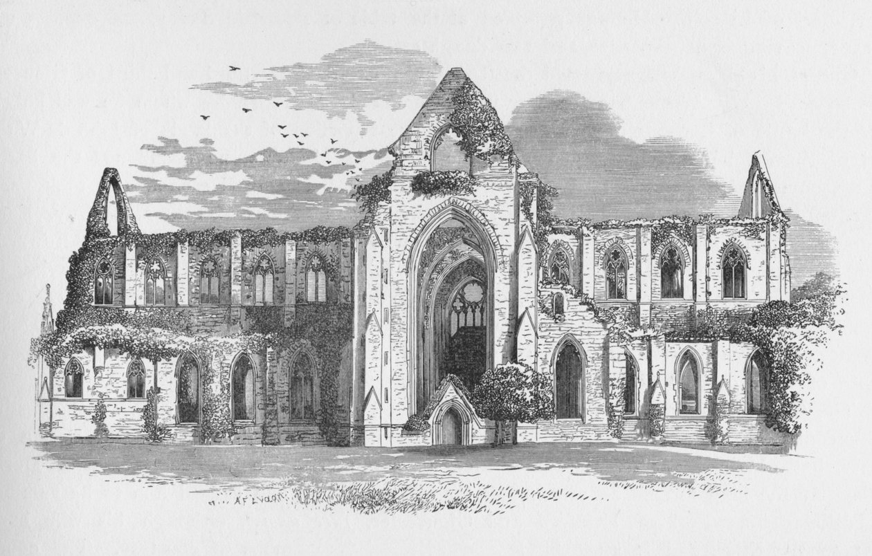 Fra syd, Tintern Abbey, c1885, 1897 af Alexander Francis Lydon
