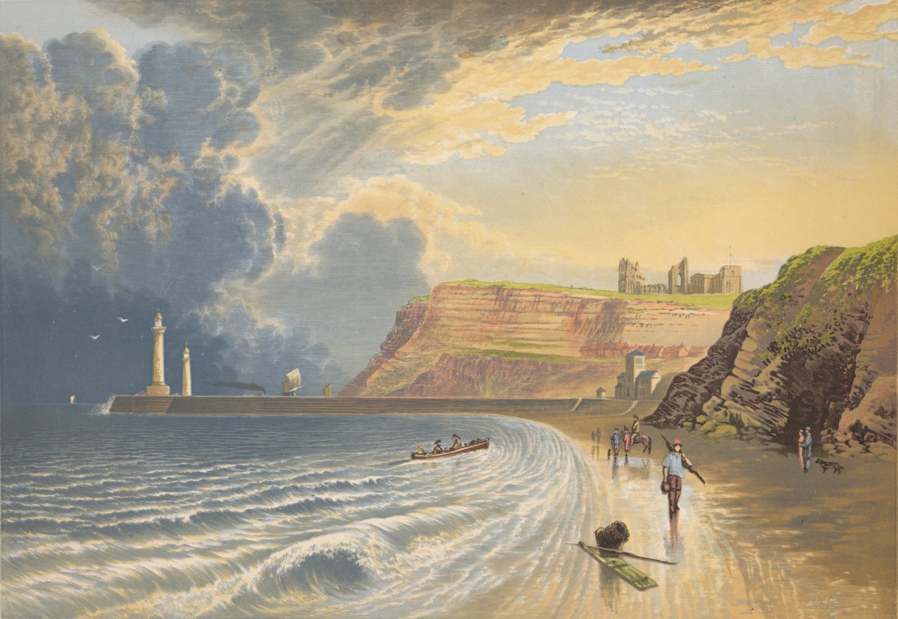 Whitby Abbey, c1880, 1897 af Alexander Francis Lydon