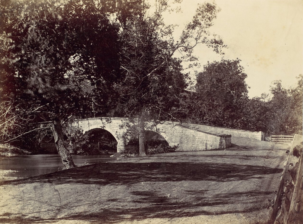 Burnside Bridge, over Antietam, nær Sharpsburg, nr. 1, september 1862, 1862. af Alexander Gardner