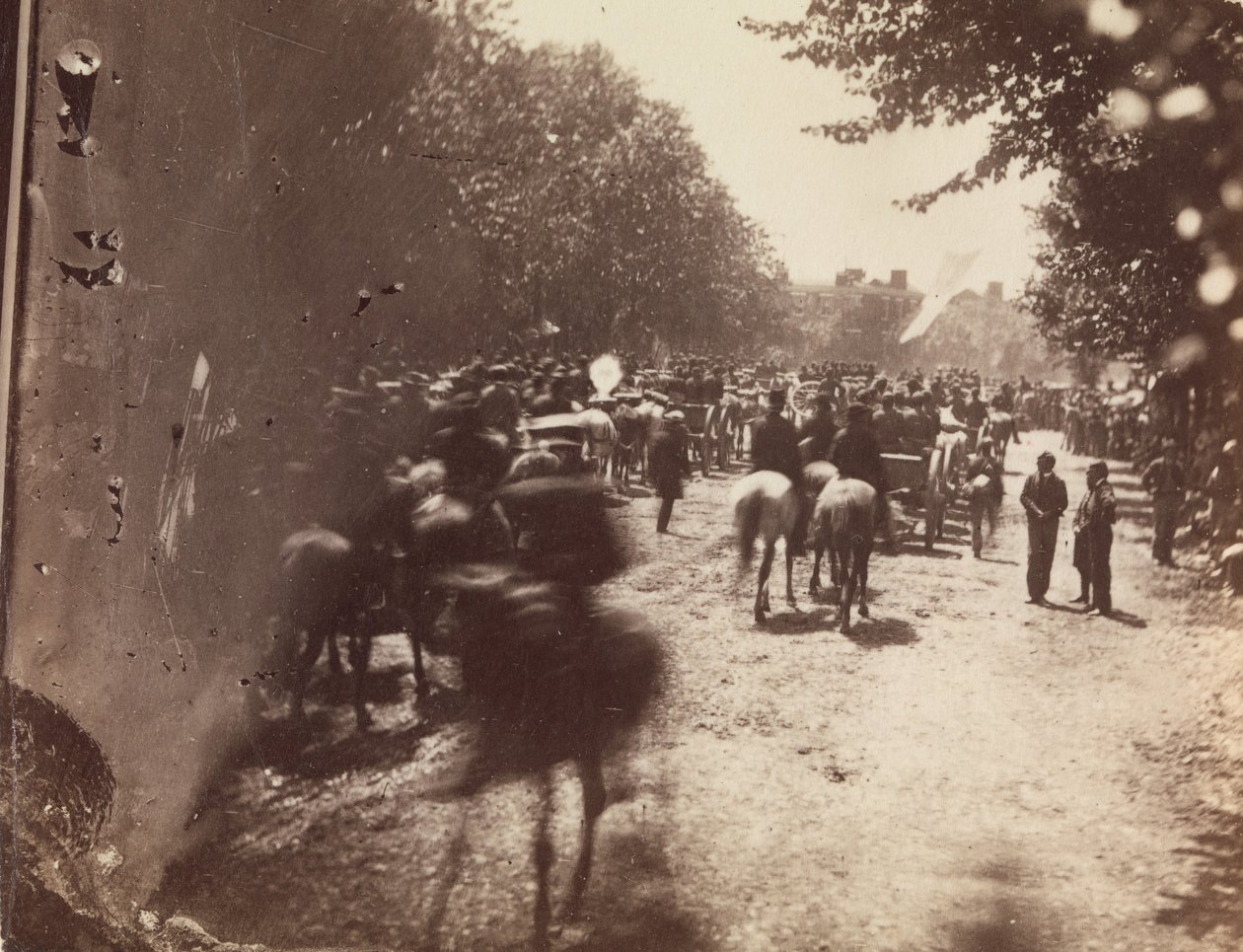 [Grand Army Review, Pennsylvania Avenue, Washington], 23. eller 24. maj 1865. af Alexander Gardner