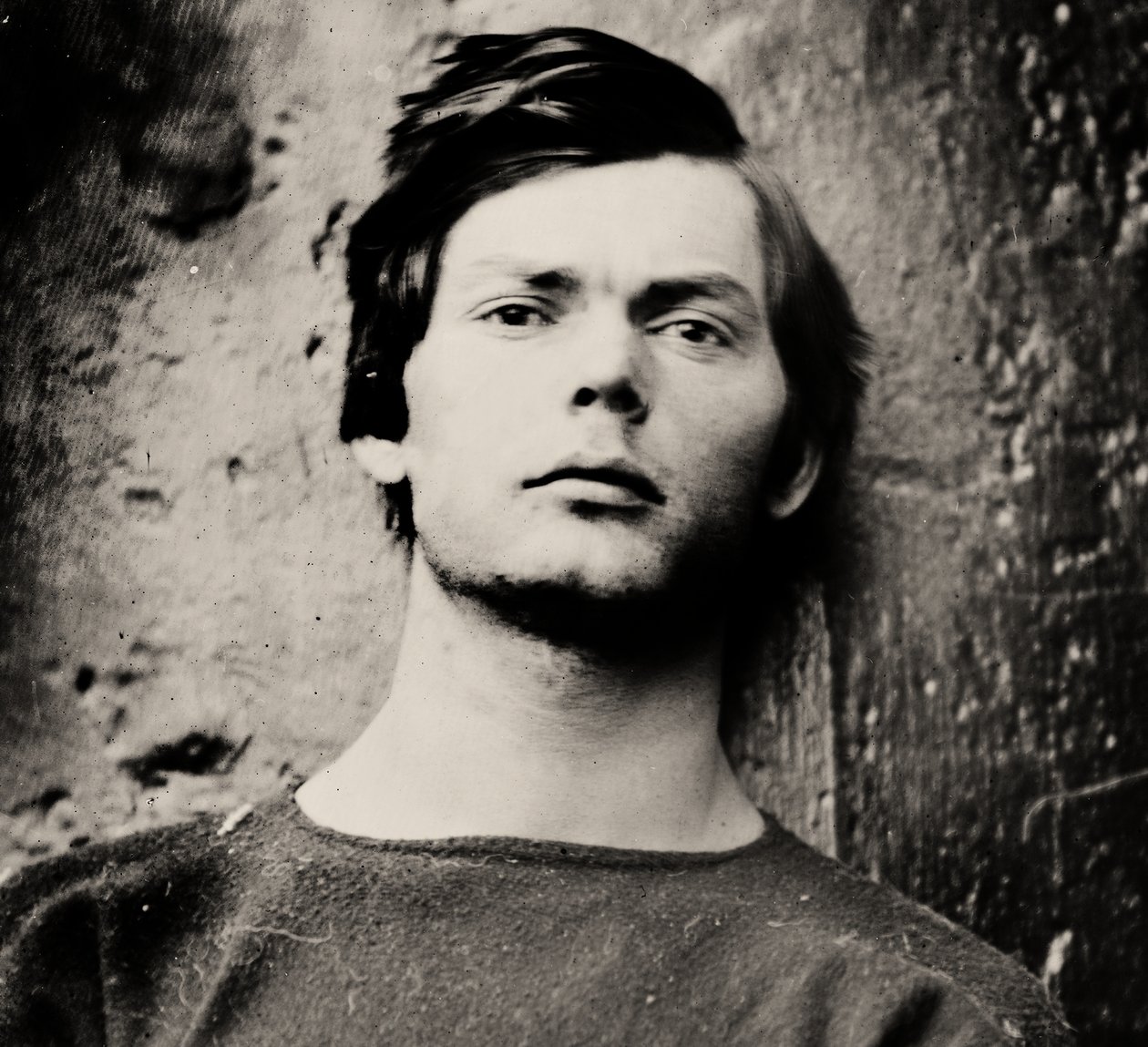 Lewis Powell i håndledsjern ombord på USS Saugus, 1865 af Alexander Gardner
