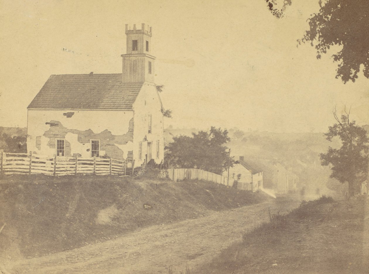 Lutheran Church, Sharpsburgh, Maryland, september 1862, 1862. af Alexander Gardner