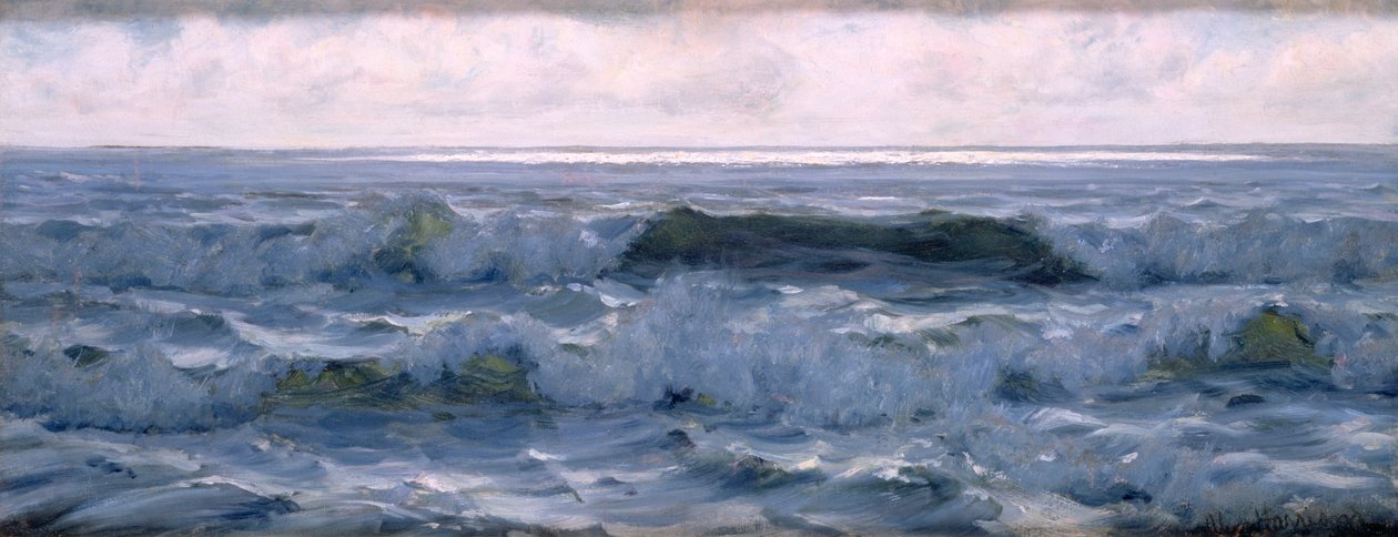 Bølgerne, ca.1884 af Alexander Harrison