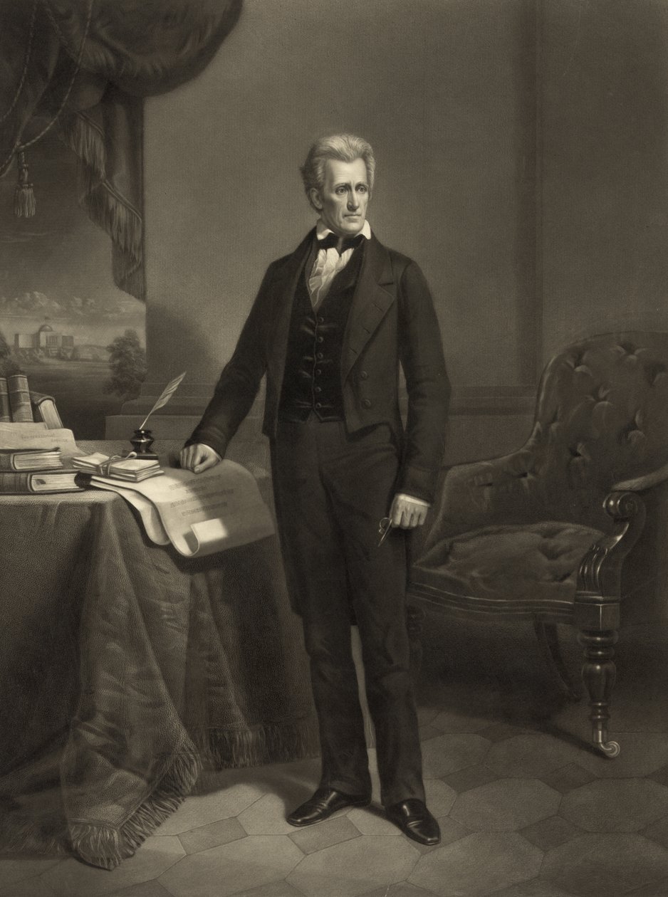 Præsident Jackson, ca. 1860 af Alexander Hay Ritchie