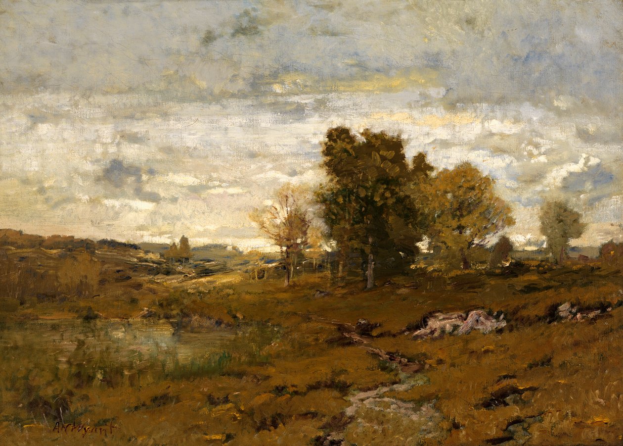 Efterår i Arkville, midten af slutningen af det 19. århundrede. af Alexander Helwig Wyant