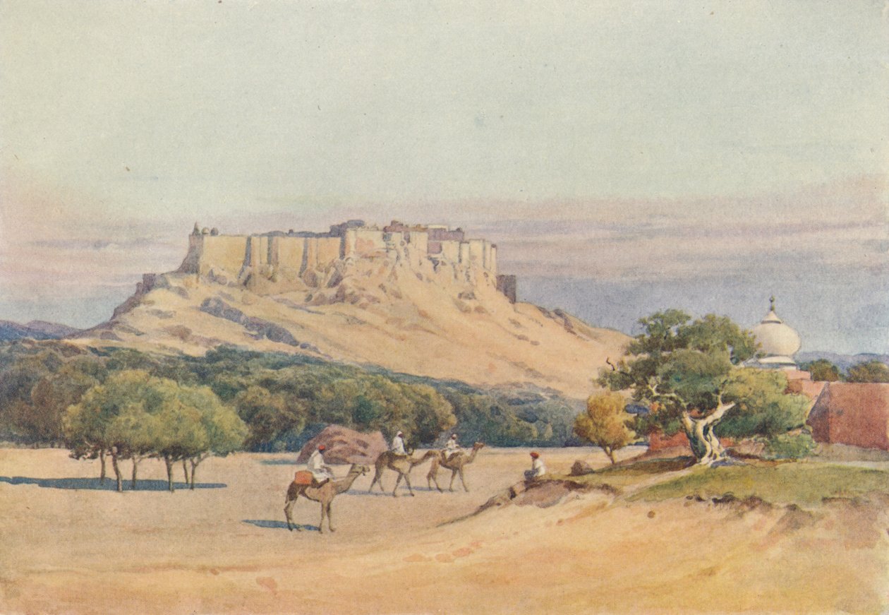 Jodhpur - Generel udsigt over fortet, c1880 1905. af Alexander Henry Hallam Murray