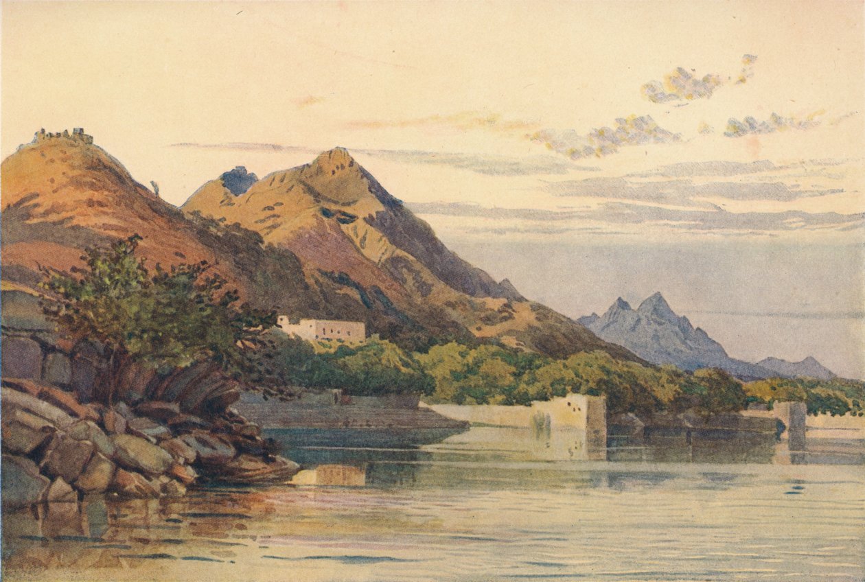 Ana Sagar, Ajmer, 1880 1905. af Alexander Henry Hallam Murray