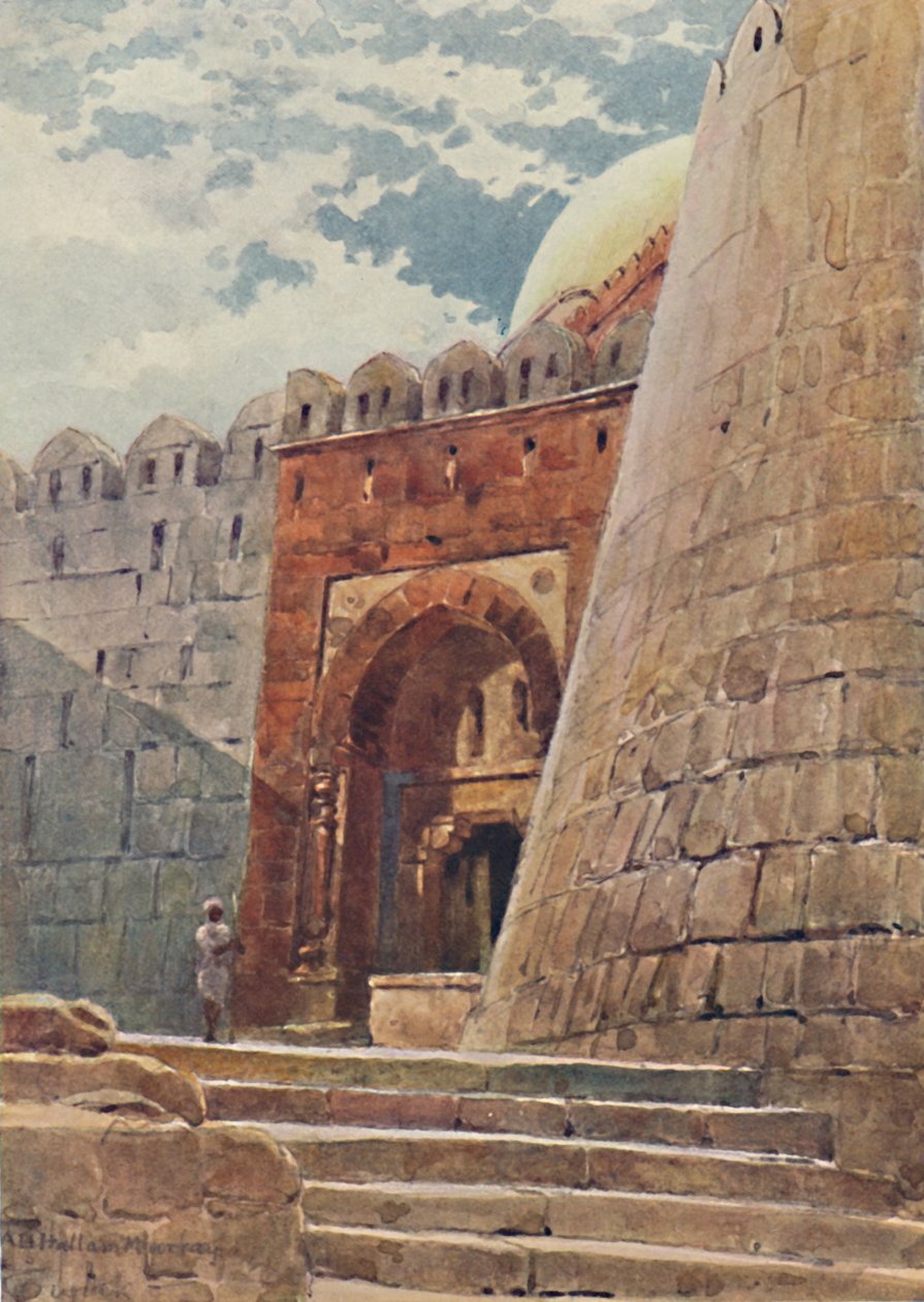 Tughlak Shahs grav, c1880 1905. af Alexander Henry Hallam Murray