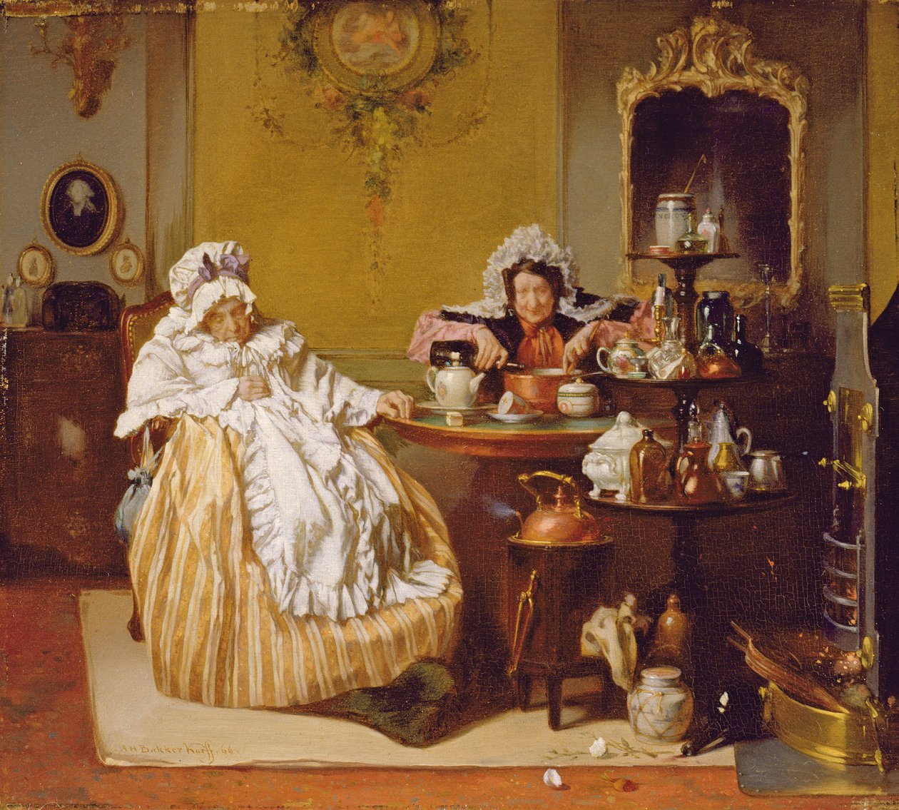 High Tea, 1866 af Alexander Hugo Bakker Korff