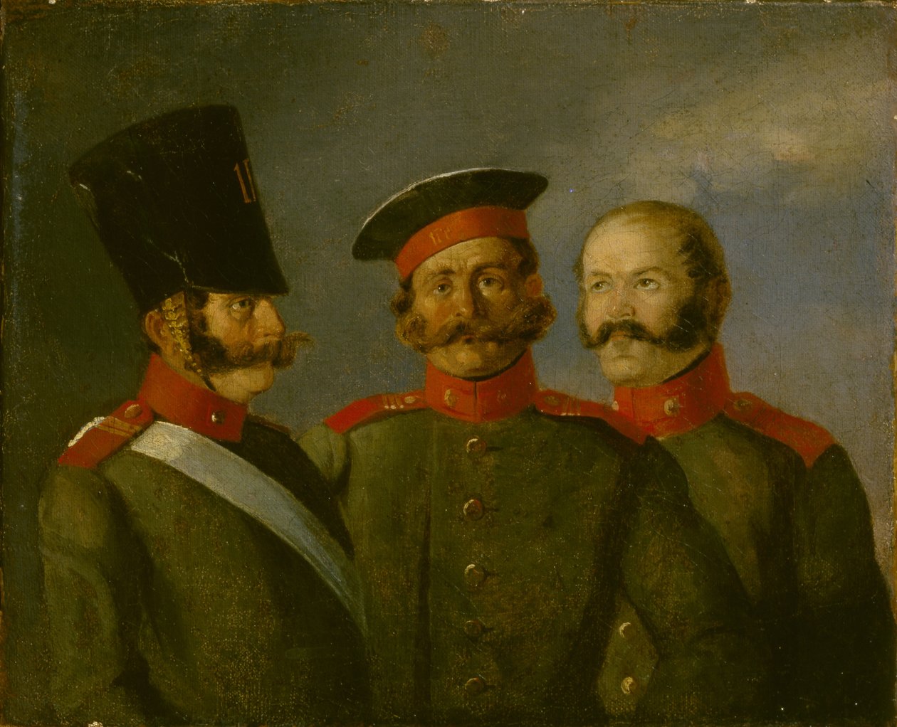Zarerne Nicholas II livreddere, anden fjerdedel af det 19. århundrede af Alexander Ivanovich Sauerweid