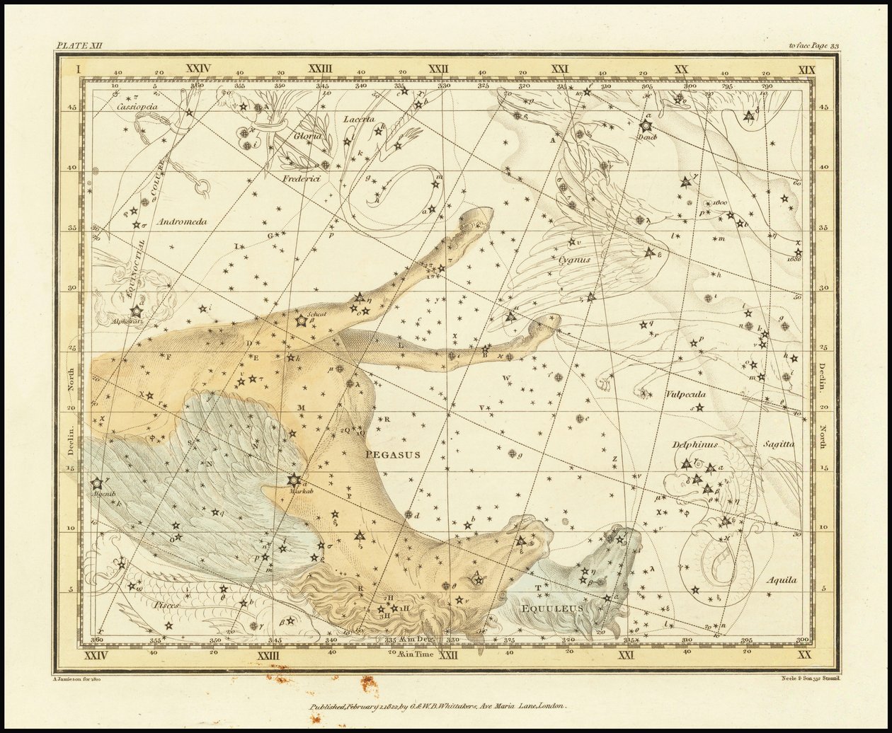 1822 - Alexander Jamieson - Pegasus og Equuleus af Alexander Jamieson