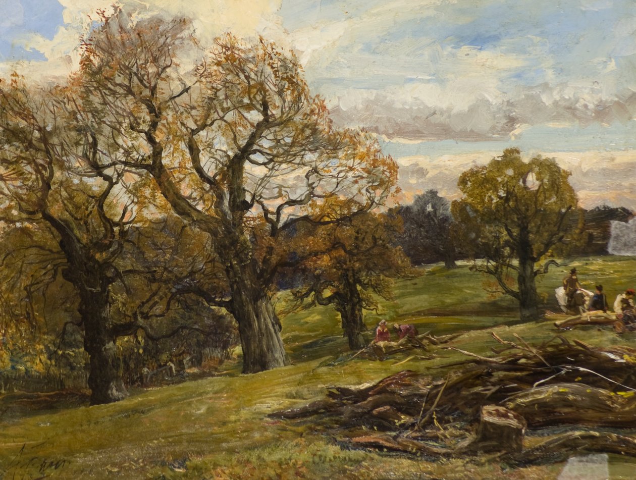 Cadzow Forest, ca. 1860 (olie på lærred) af Alexander Jnr. Fraser