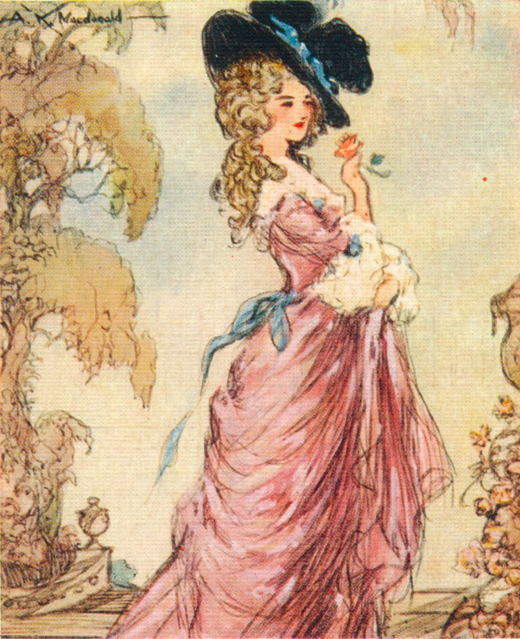 Georgiana, hertuginde af Devonshire, 1937 af Alexander K. MacDonald