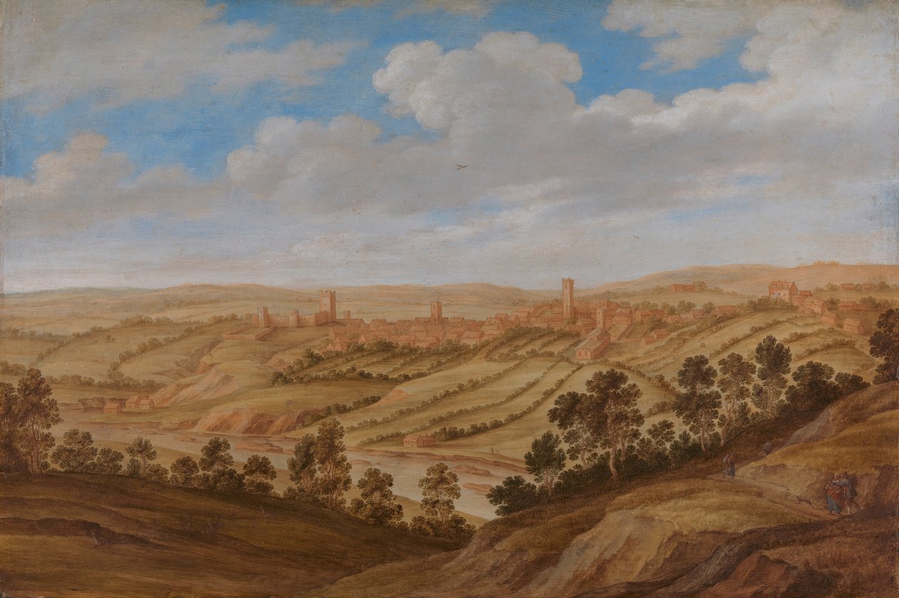 Richmond Castle, Yorkshire af Alexander Keirincx