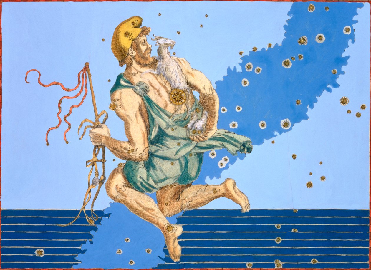 Constellation of Auriga, 1603 af Alexander Mair