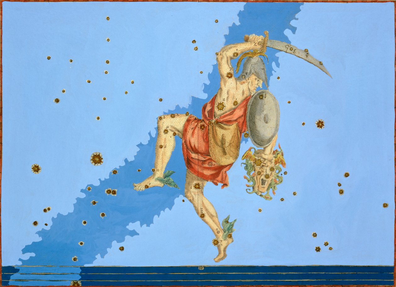 Stjernebilledet Perseus, 1603 af Alexander Mair