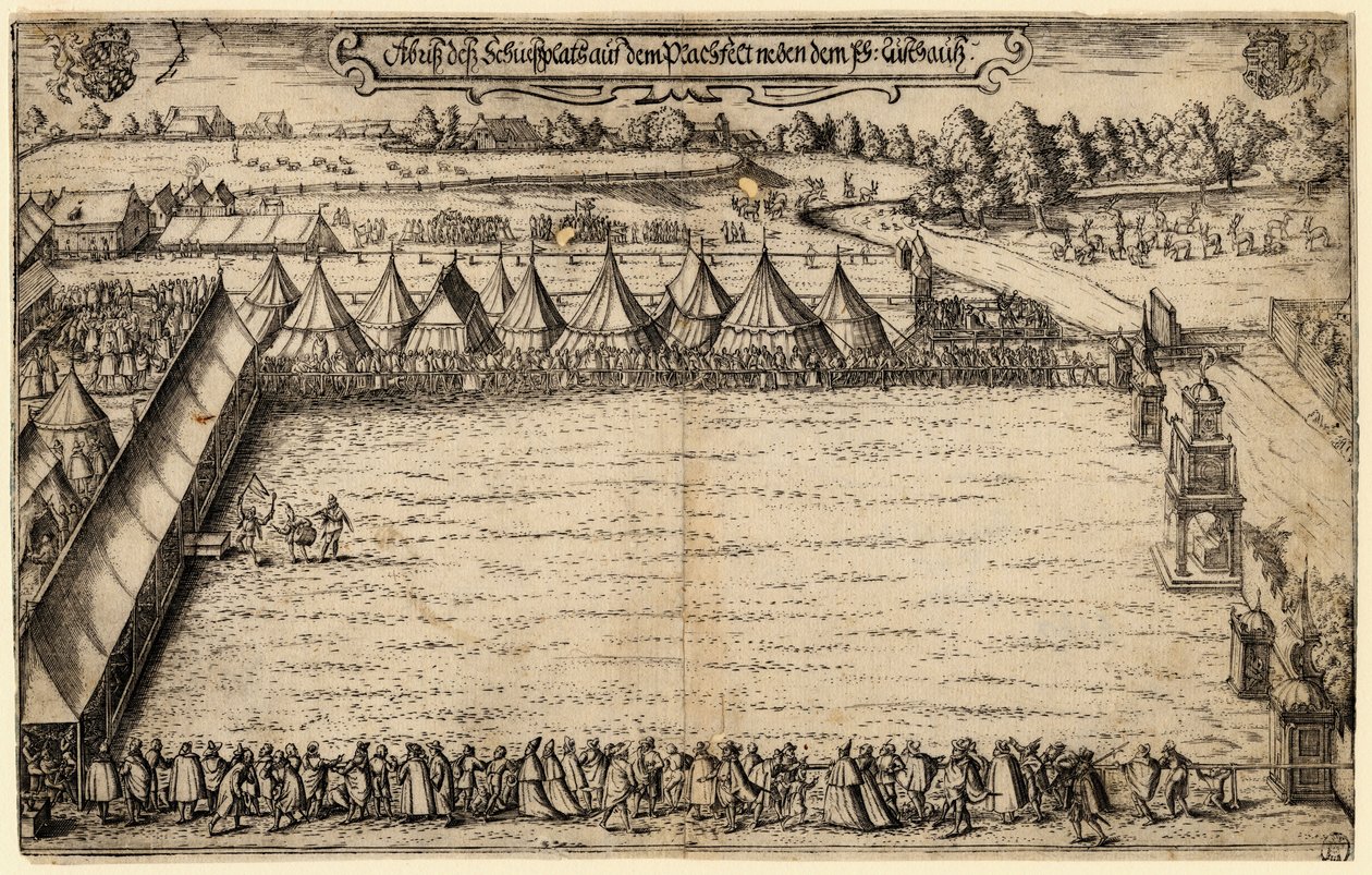 Armbrøstbueskytterne i München, 1599 af Alexander Mair