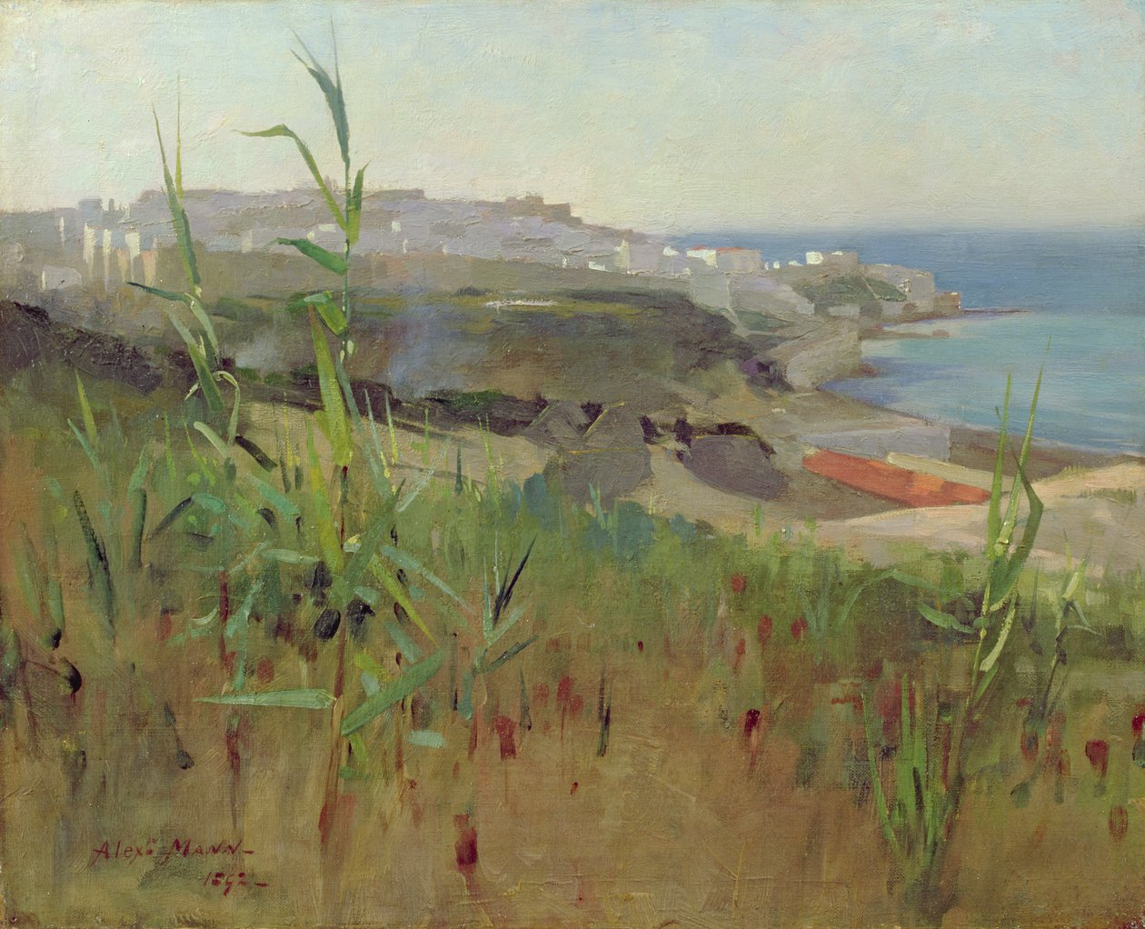 Tanger fra klitterne, 1892 af Alexander Mann