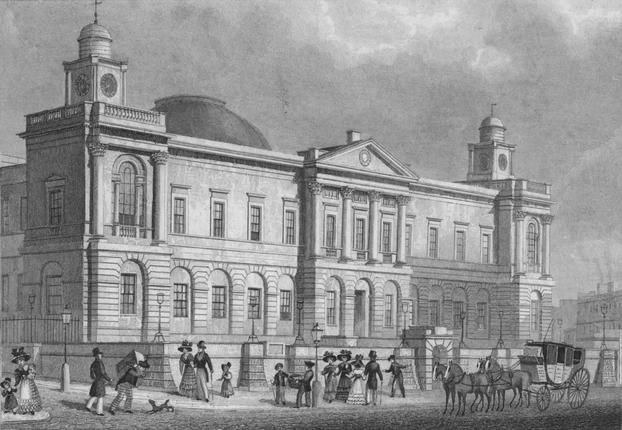 The Register Office, Princes Street, 1829dani af Alexander McClatchie