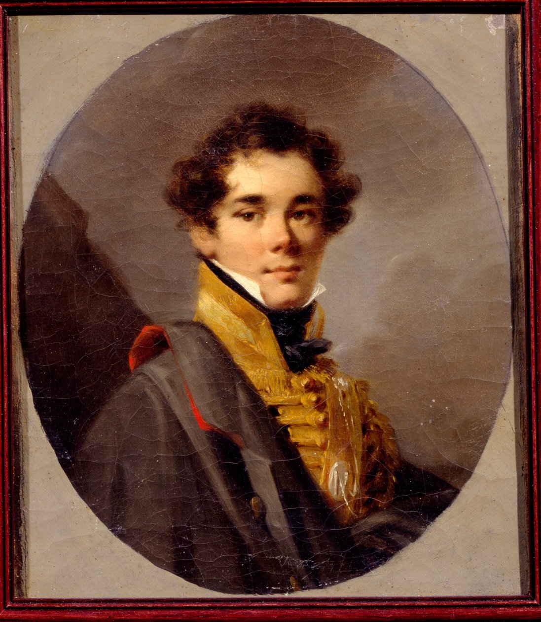 Portræt af grev Vasily Olsufyev (1796-1858). Maleri af Alexander (Alexandre) Molinari (1772-1831), olie på lærred af Alexander Molinari
