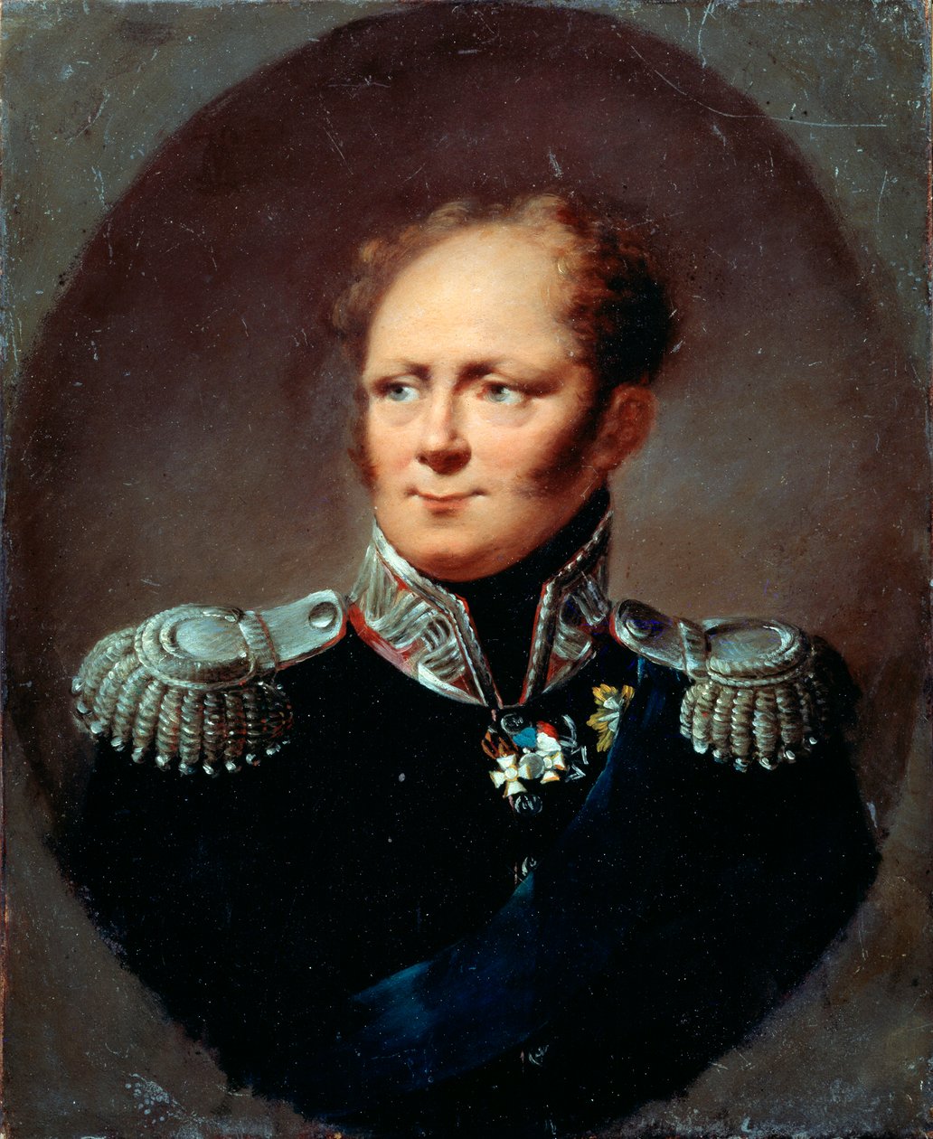 Portræt af kejser Alexander I