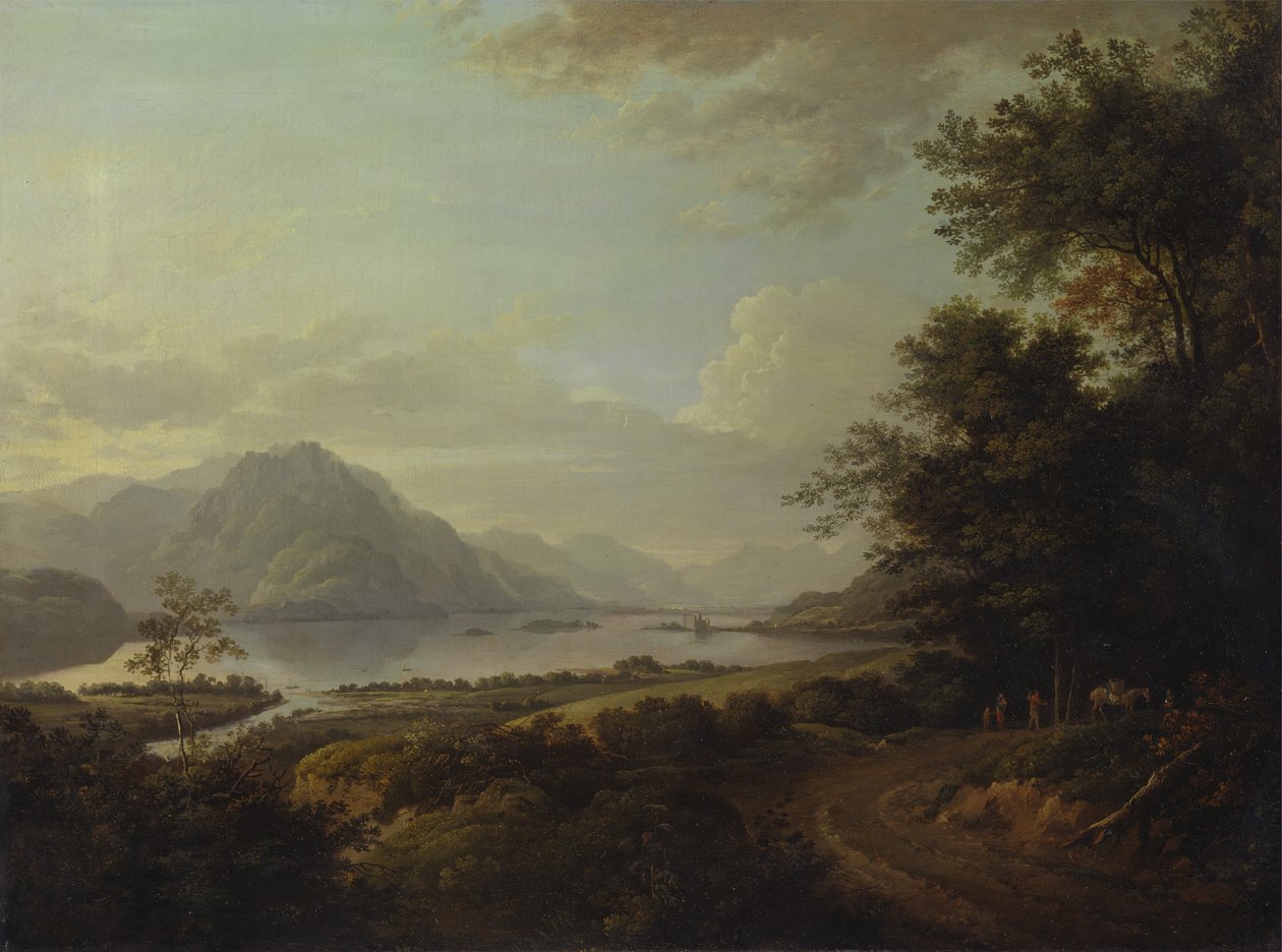Loch Awe, Argyllshire, ca. 1785. af Alexander Nasmyth