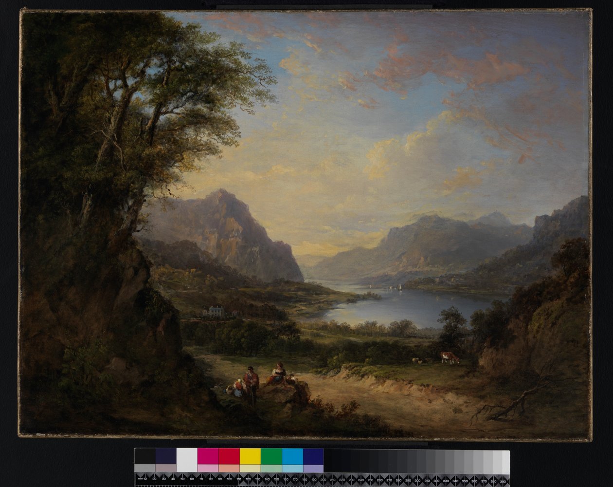 Loch Doon, Ayrshire, før 1840 af Alexander Nasmyth