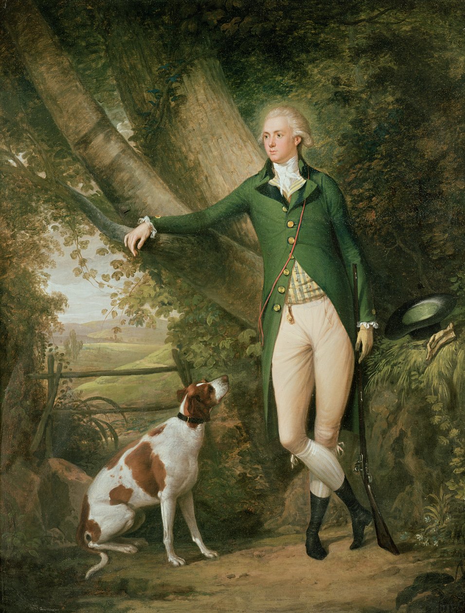 Portræt af John Cockburn Ross fra Rochester og Shadwick af Alexander Nasmyth