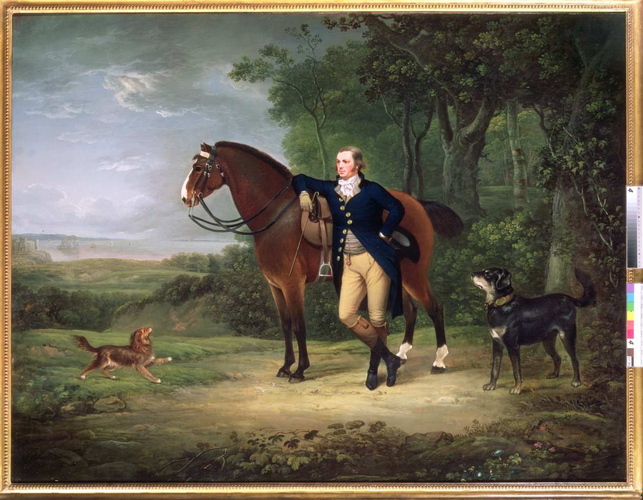 Portræt af en gentleman, sandsynligvis George Hay, 7. markis af Tweeddale, ca. 1790 af Alexander Nasmyth