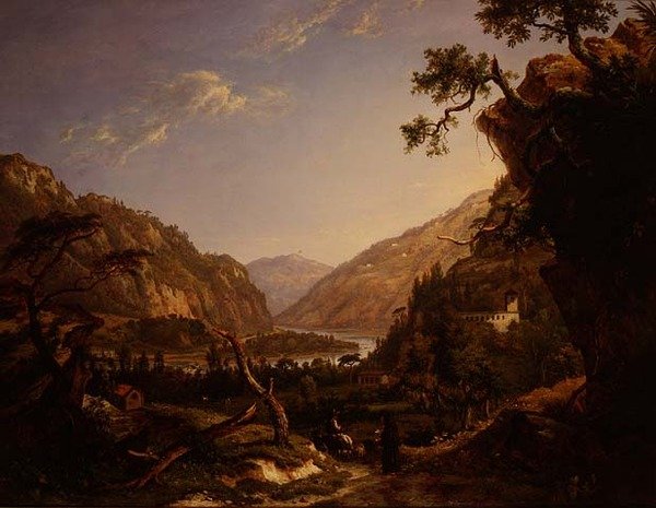 Rocky River Landskab i Tyrol af Alexander Nasmyth