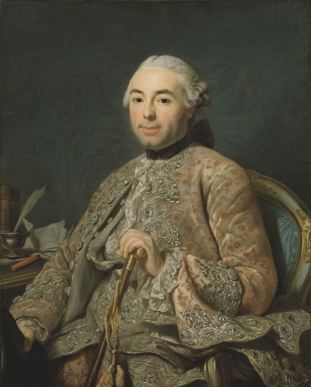 Baron de Neubourg-Cromière, ca. 1756 af Alexander Roslin