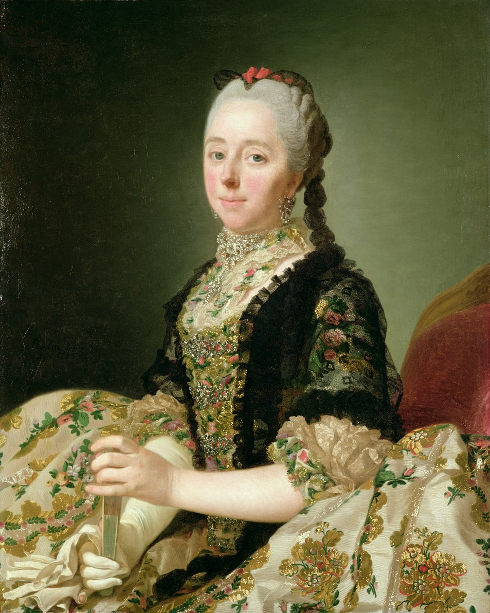 Isabella, grevinde af Hertford, 1765 af Alexander Roslin