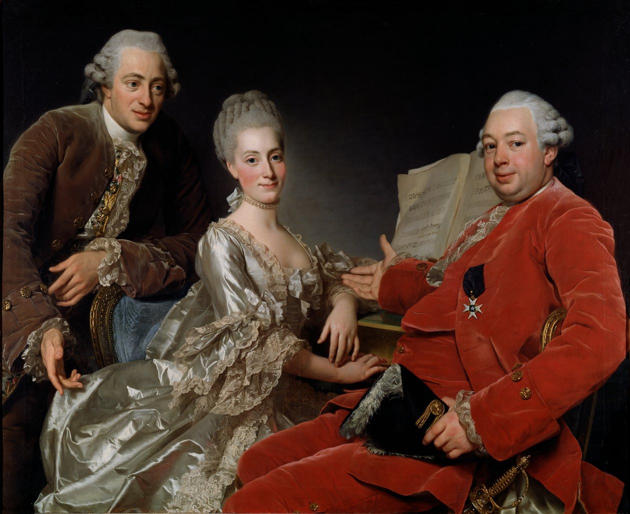John Jennings Esq. og hans Broder og Svigerinde af Alexander Roslin