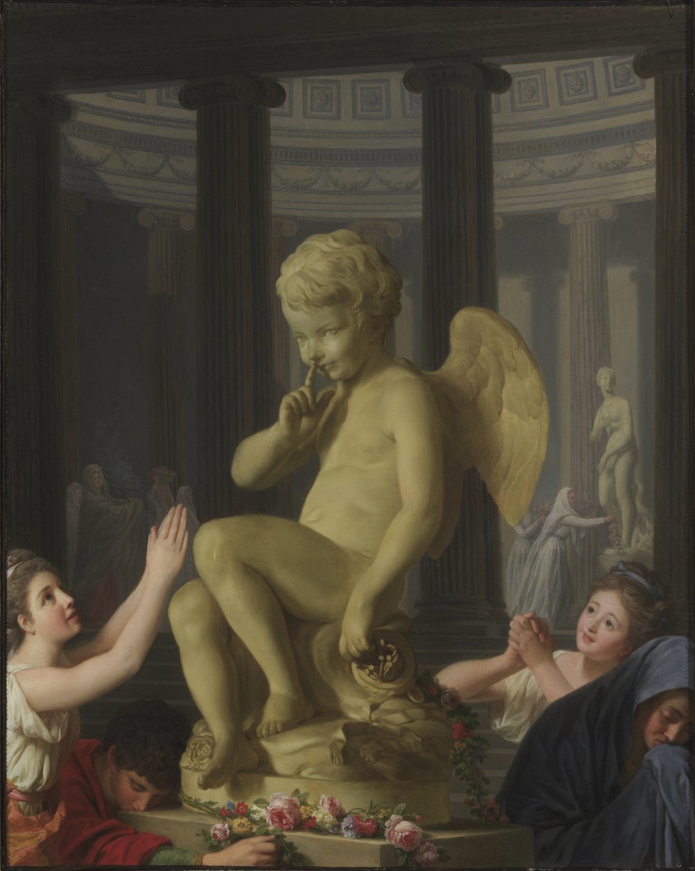 Le culte de Cupidon - Tilbedelsen af Amor, af Roslin, Alexander af Alexander Roslin