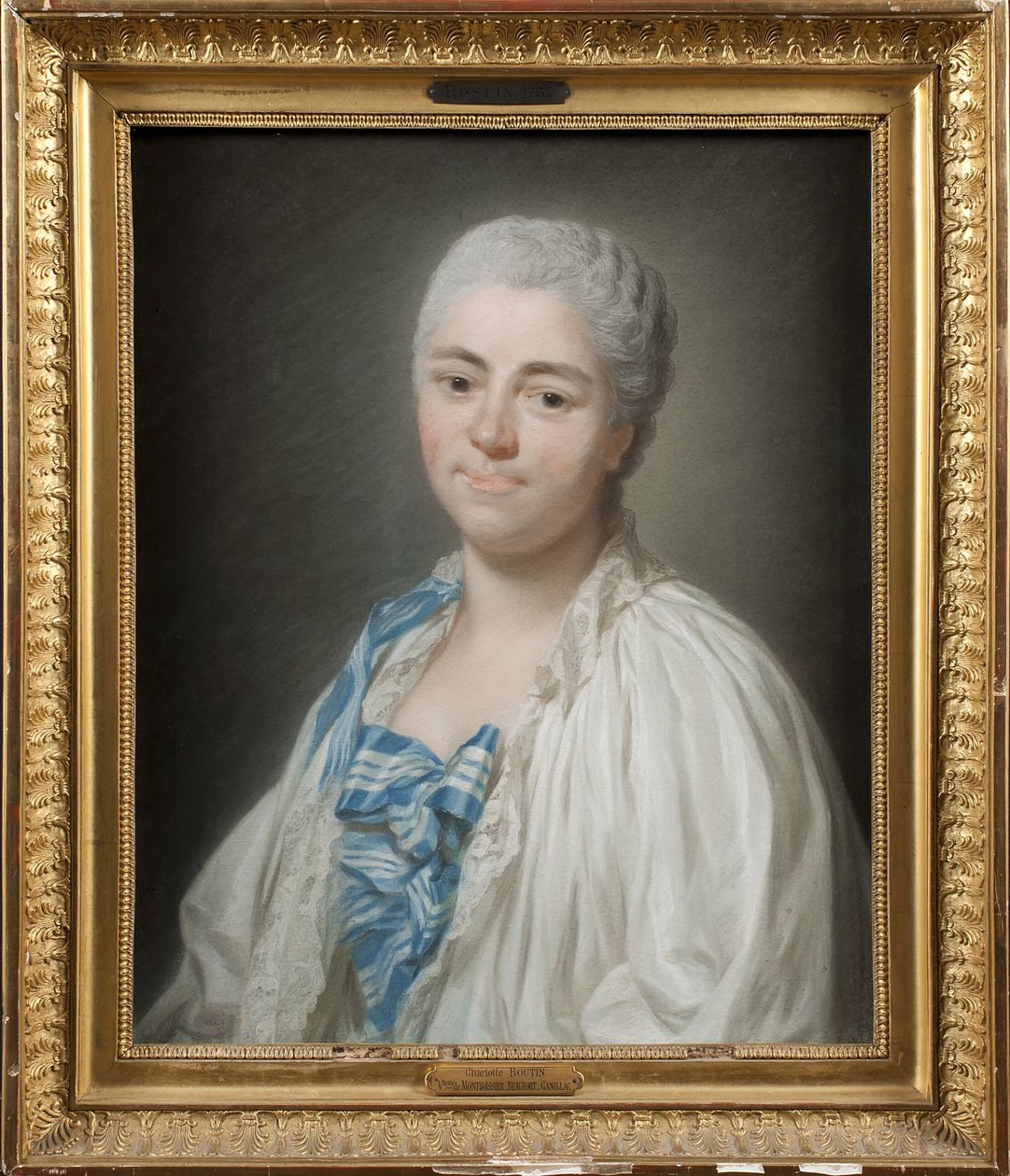 Marie Charlotte Madeleine Boutin de La Colombière, vicomtesse de Montboissier af Alexander Roslin