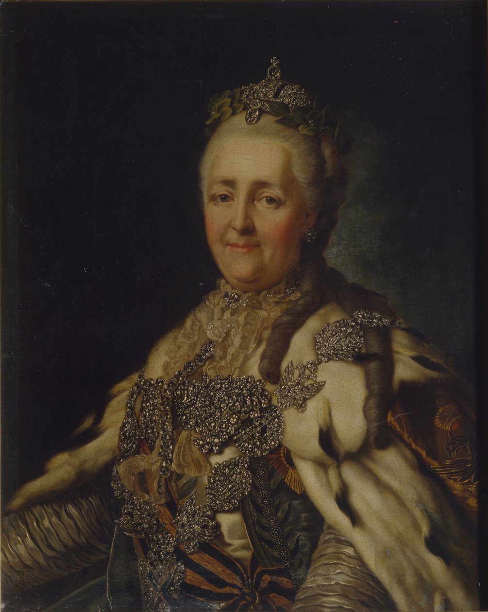 Portræt af kejserinde Catherine II 1729-1796 af Alexander Roslin