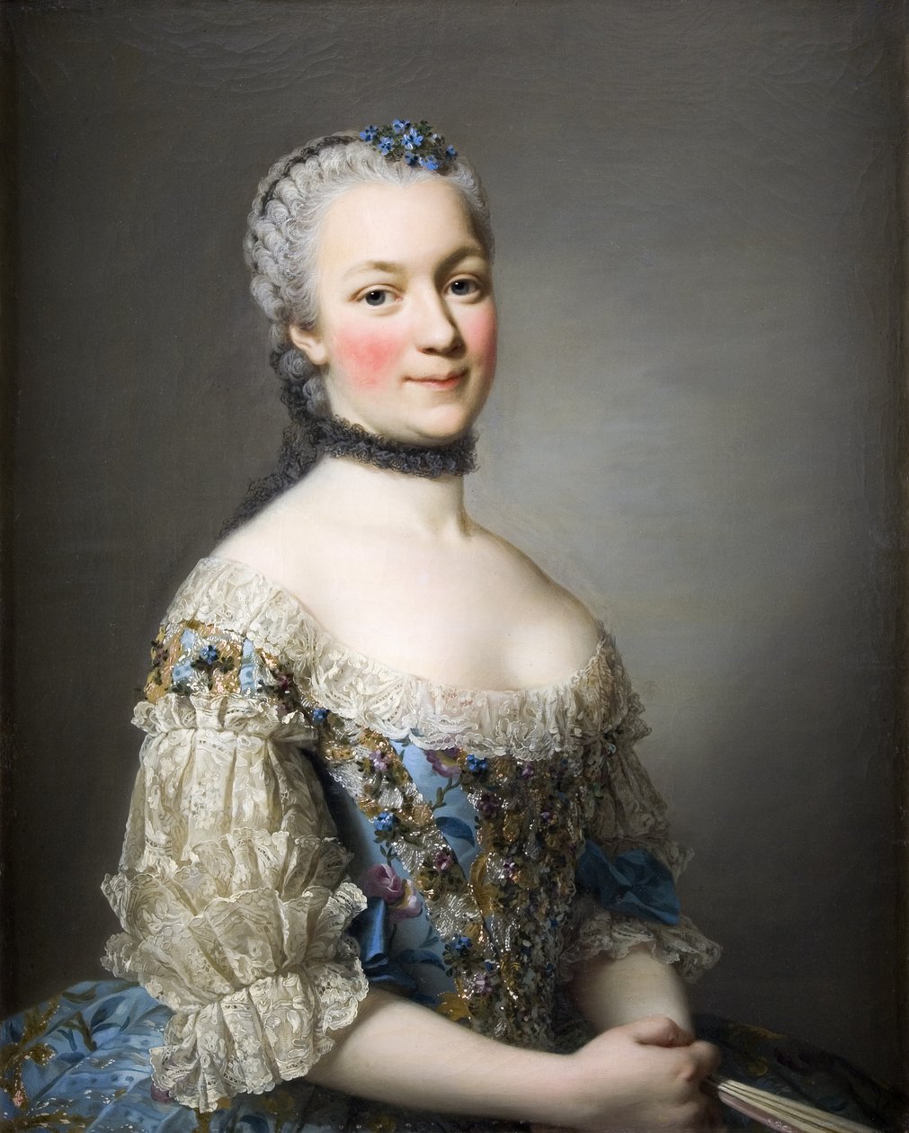 Portræt af Katarzyna Mniszech, født Zamoyska 1722-1771, 1753 af Alexander Roslin