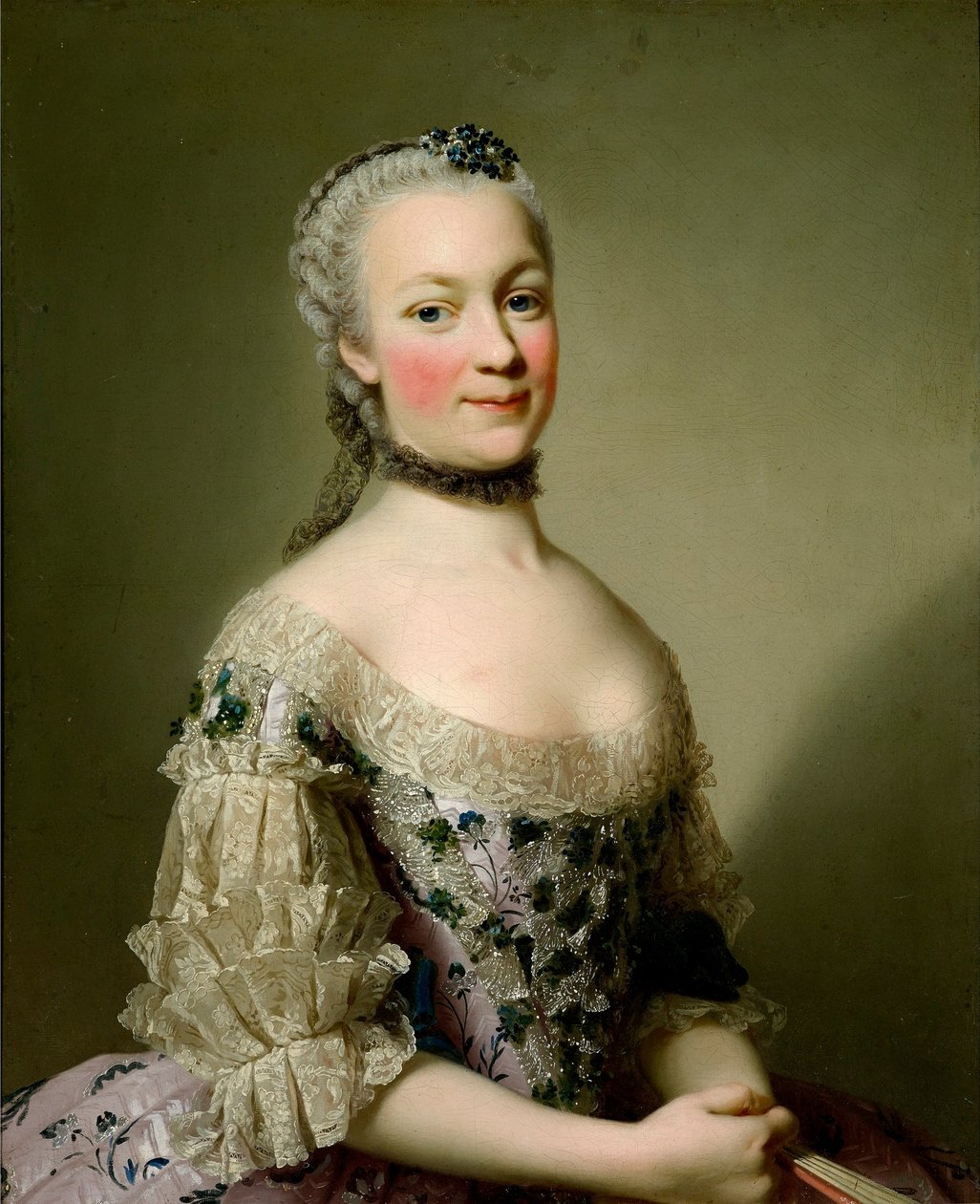 Portræt af Katarzyna Mniszech, født Zamoyska af Alexander Roslin