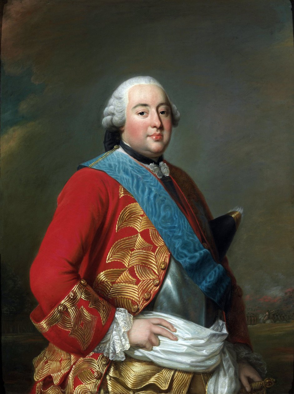 Portræt af Louis Philippe I (1725-1785), hertug af Orleans dit Le Gros - Maleri af Alexander (Alexandre) Roslin (1718-1793), ca 1770 - Olie på lærred - Nationalmuseum Stockholm af Alexander Roslin