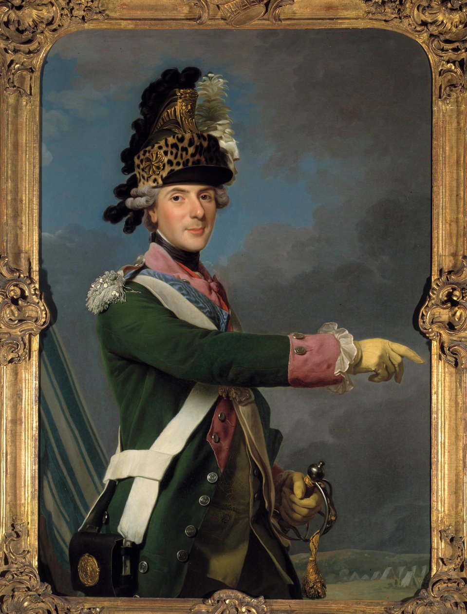 Portræt af Louis de France (1729-1765) delfin, søn af Louis XV Maleri af Alexandre Roslin (1718-1793) af Alexander Roslin