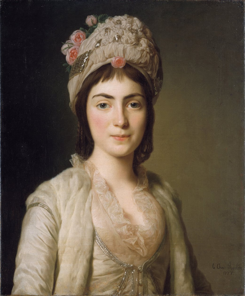 Portræt af Zoie Ghica, prinsessen af ​​Moldavien, 1777 af Alexander Roslin