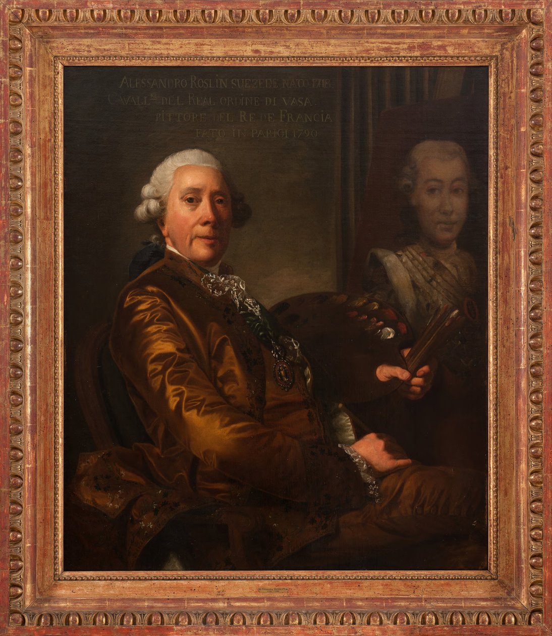 Selvportræt af Alexander Roslin