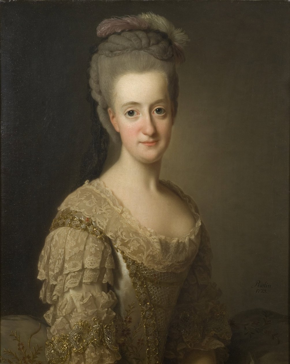 Sofia Albertina, prinsesse af Sverige af Alexander Roslin