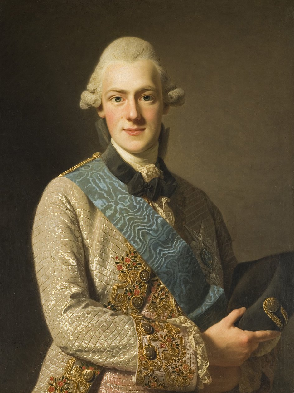 Svensk: Fredrik Adolf, 1750-1803, prins af Sverige, Gustav III